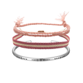 Coral Bracelet Stack